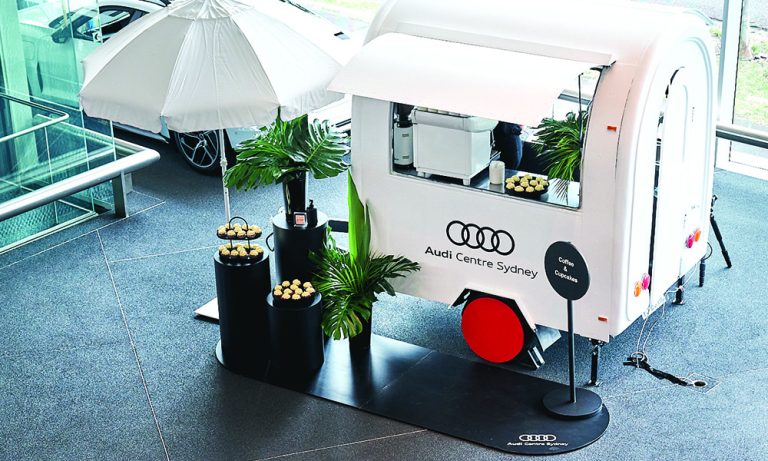 Coffee Cart from Woofys for Audi Event