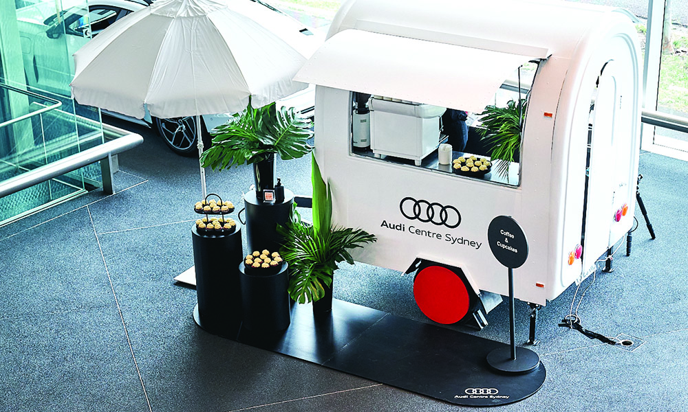 Coffee Cart from Woofys for Audi Event