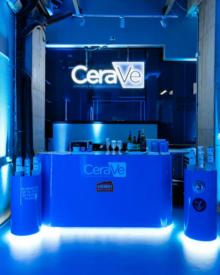 CeraVe illuminated bar activation