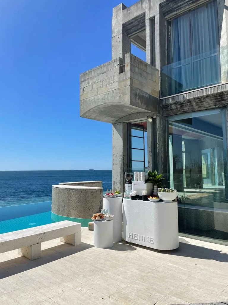 HENNE clifftop coffee cart activation