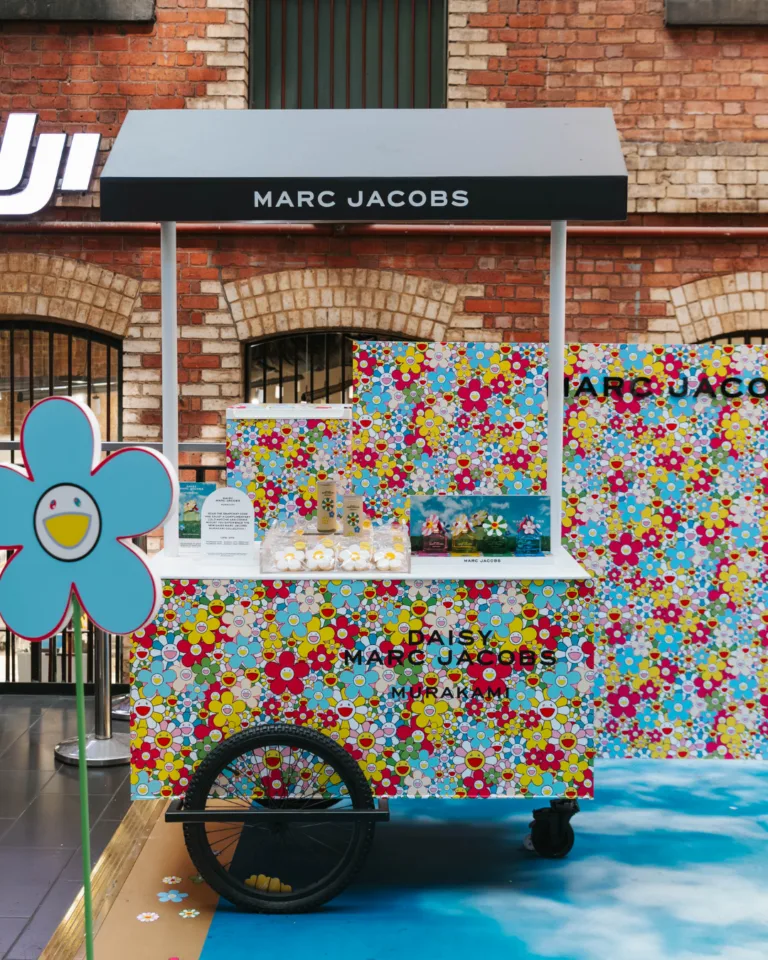 Marc Jacobs Daisy branded cart activation