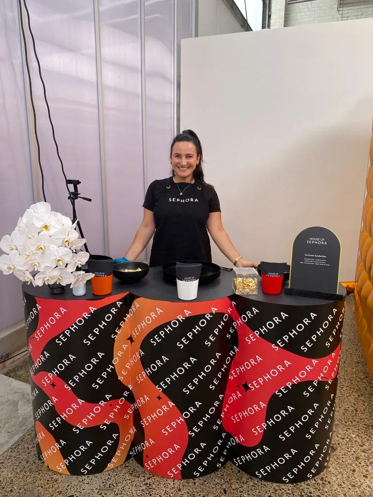 House of Sephora branded dessert bar