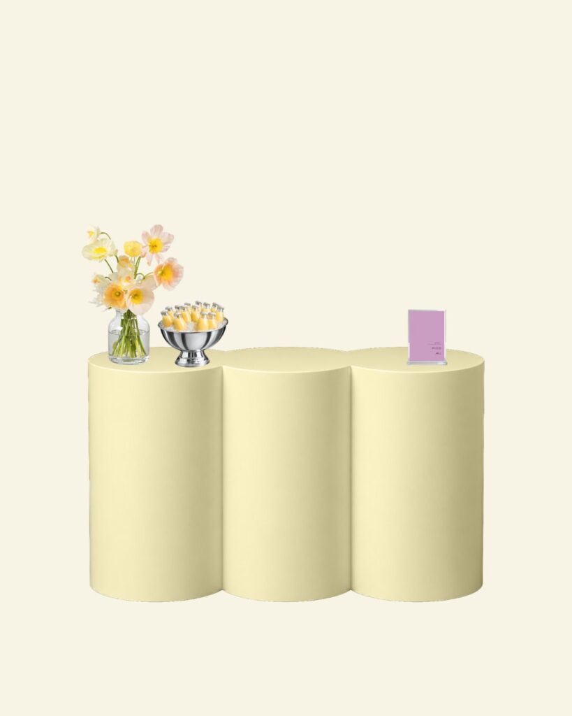 Caterpillar Bar cylindrical modular coffee bar