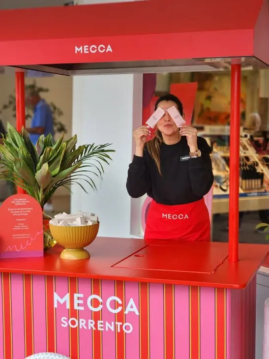 mecca retail activation in shopping center