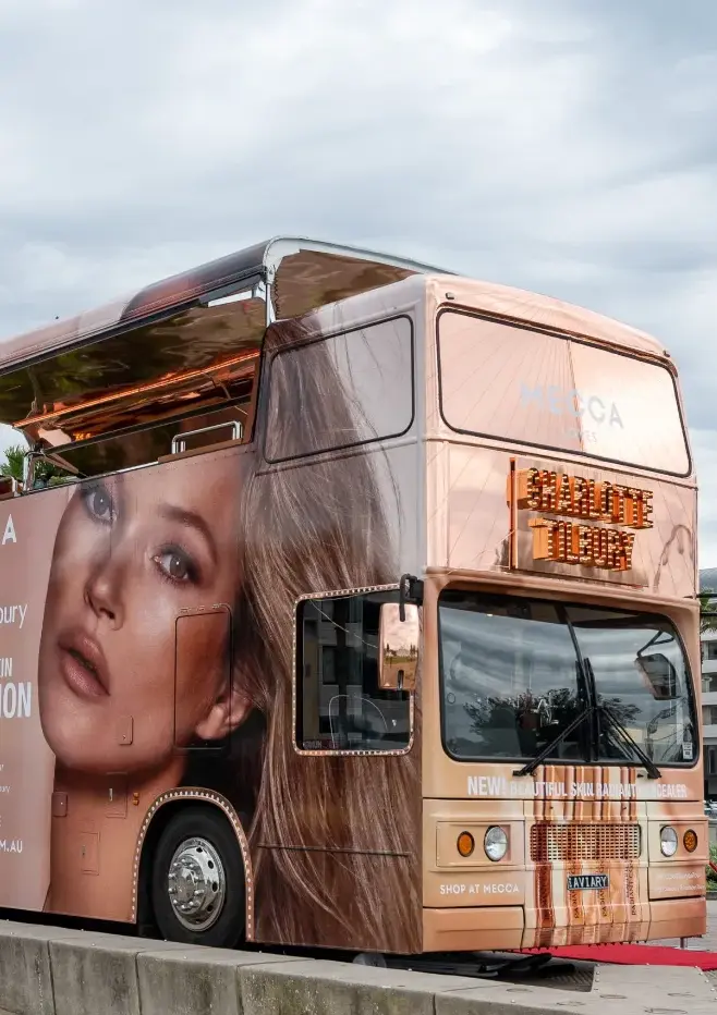 mecca trucks for product launch activation by woofys
