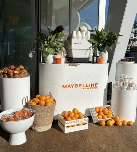 Concrete Curve Bar Style Coffee Cart